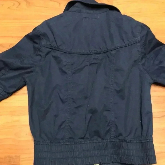 Rue 21 Navy Crop Jacket, Size med - Picture 7 of 7